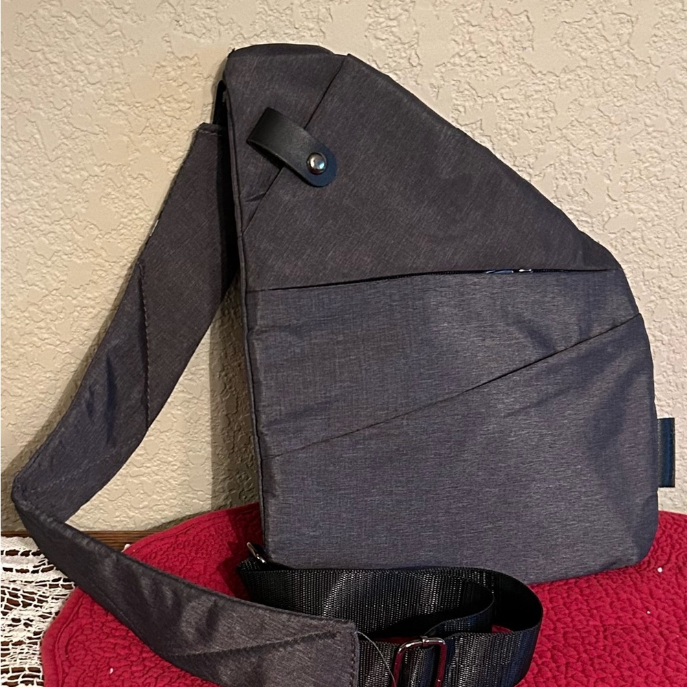 Wander Plus Anti Theft Travel Bag, Slim Sling Cross Body Travel Bag.
